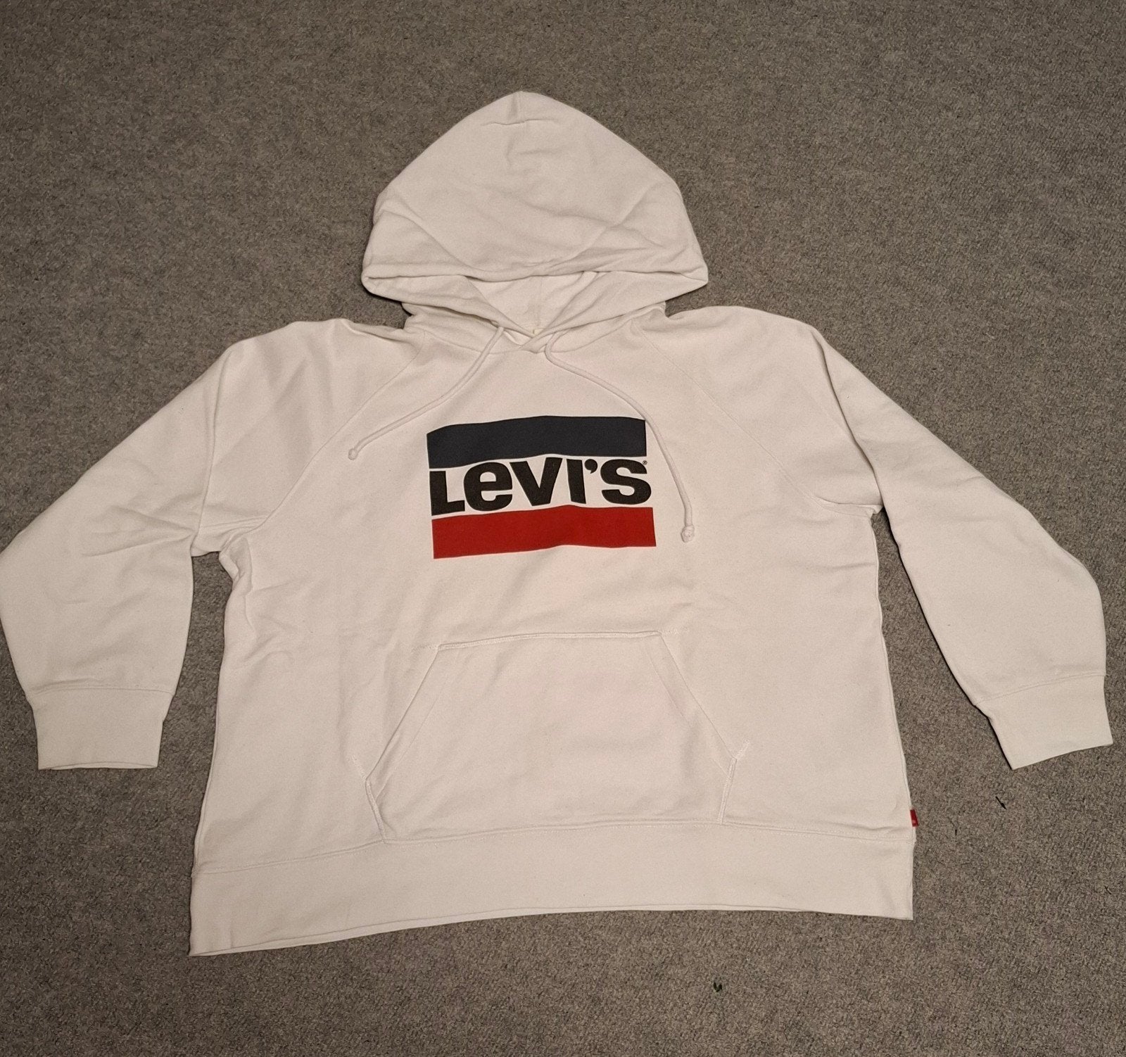 levi´s Dames witte hoodie / trui maat XL, Kleding | Dames, Wit, Maat 46/48 (XL) of groter, Ophalen of Verzenden, Zo goed als nieuw