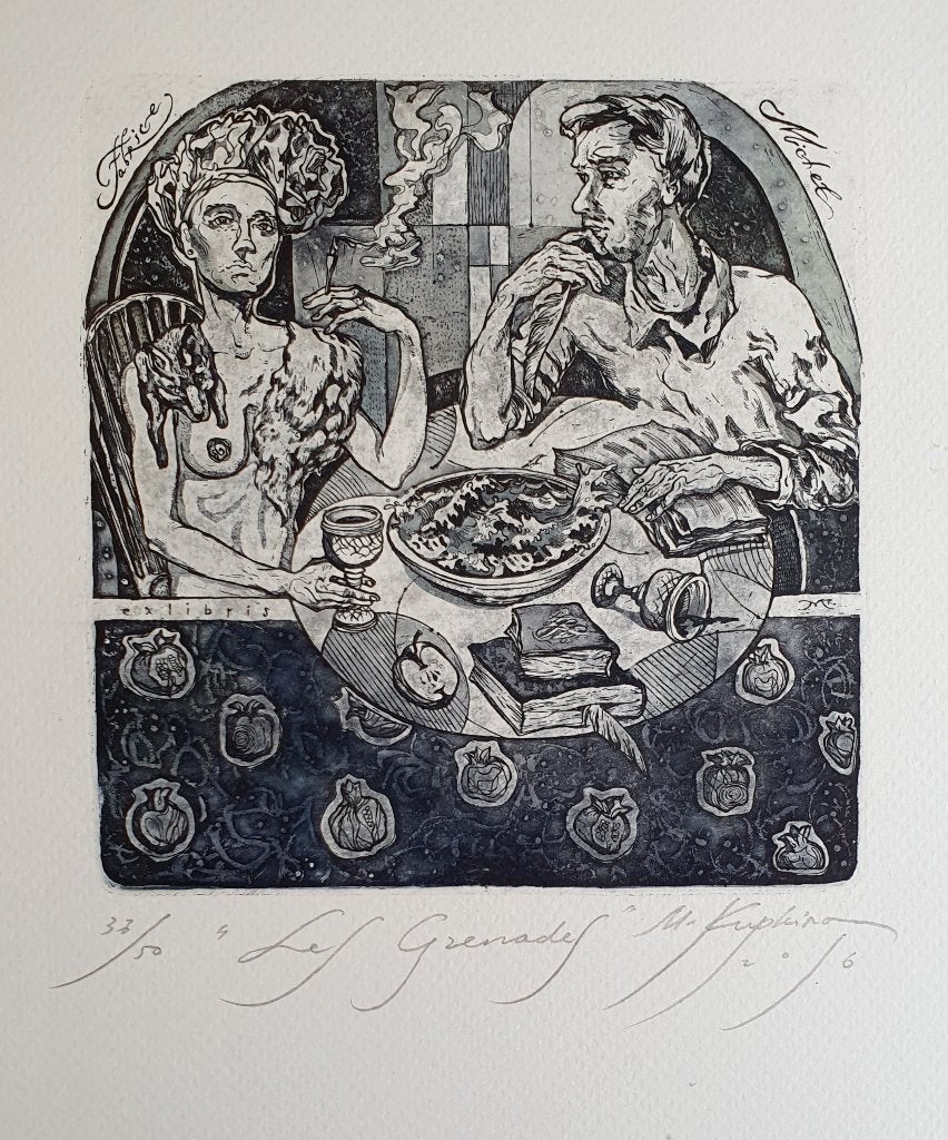 Exlibris / Ex libris M.Kupkina, overvloed, Verzenden