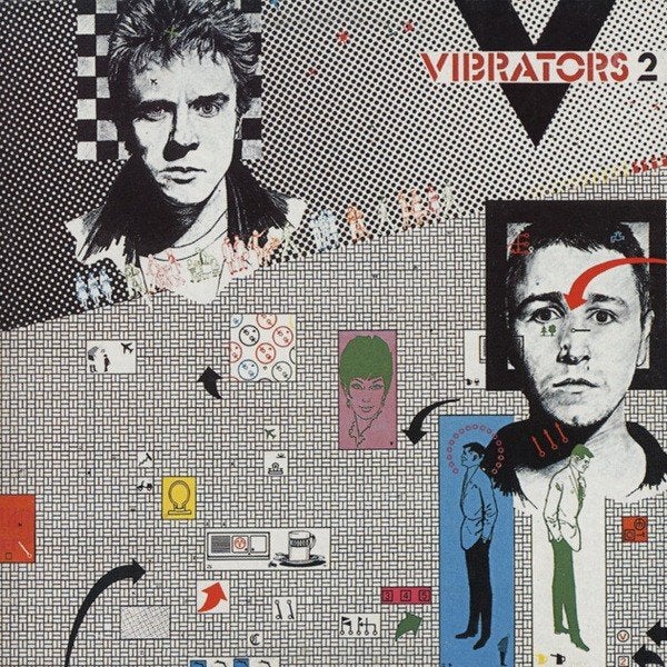 the vibrators / V2 - punk -ZELDZAAM+binnenhoes-1st. pers. uk, LP, Gebruikt, Verzenden, Inclusief binnenhoes