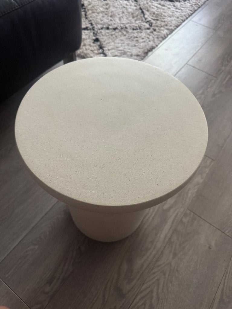 zijtafel/koffie tafel, Huis en Inrichting, Tafels | Bijzettafels, Overige materialen, Rond, Zo goed als nieuw, 75 cm of meer