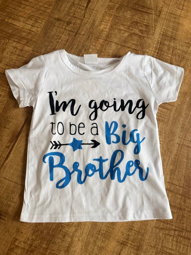 T-shirt 'I'm going to be a Big Brother' - Zo goed als nieuw, Ophalen, Zo goed als nieuw, Jongen