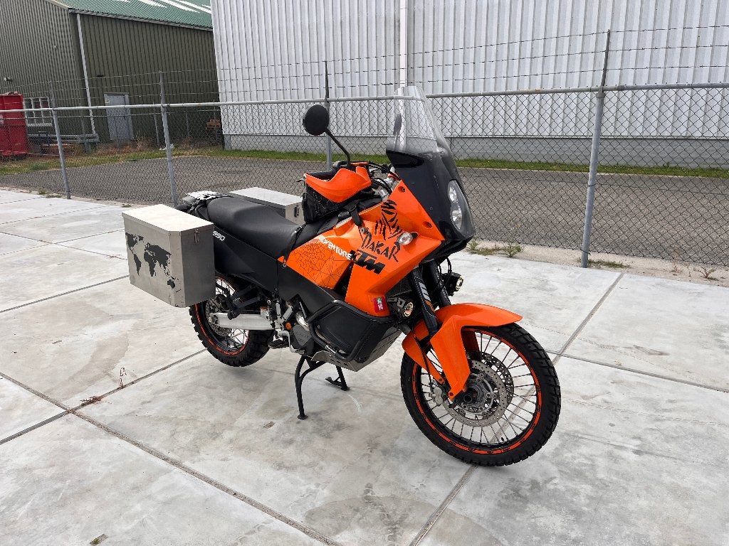 KTM 990 Adventure ABS van 2009 Dakar Edition met zijkoffers, 2 cilinders, Particulier, Meer dan 35 kW, Handgeschakeld