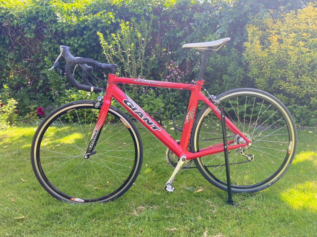 Giant compact aero, Fietsen en Brommers, Fietsen | Racefietsen, Ophalen, 28 inch, Aluminium, 49 tot 53 cm