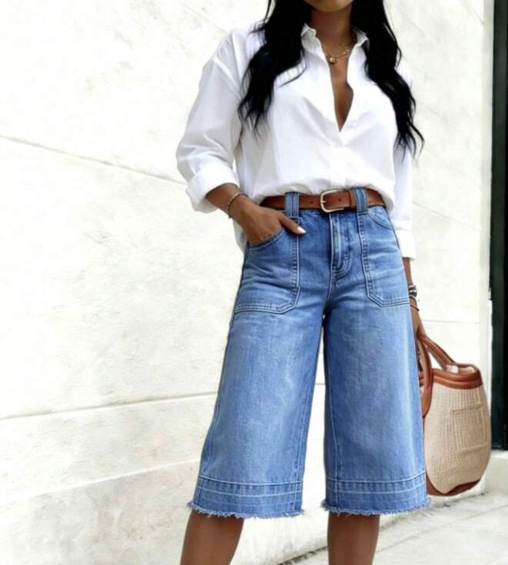 Korte broek/bermuda maat XXL nieuw, Verzenden, Nieuw, Blauw, Overige jeansmaten