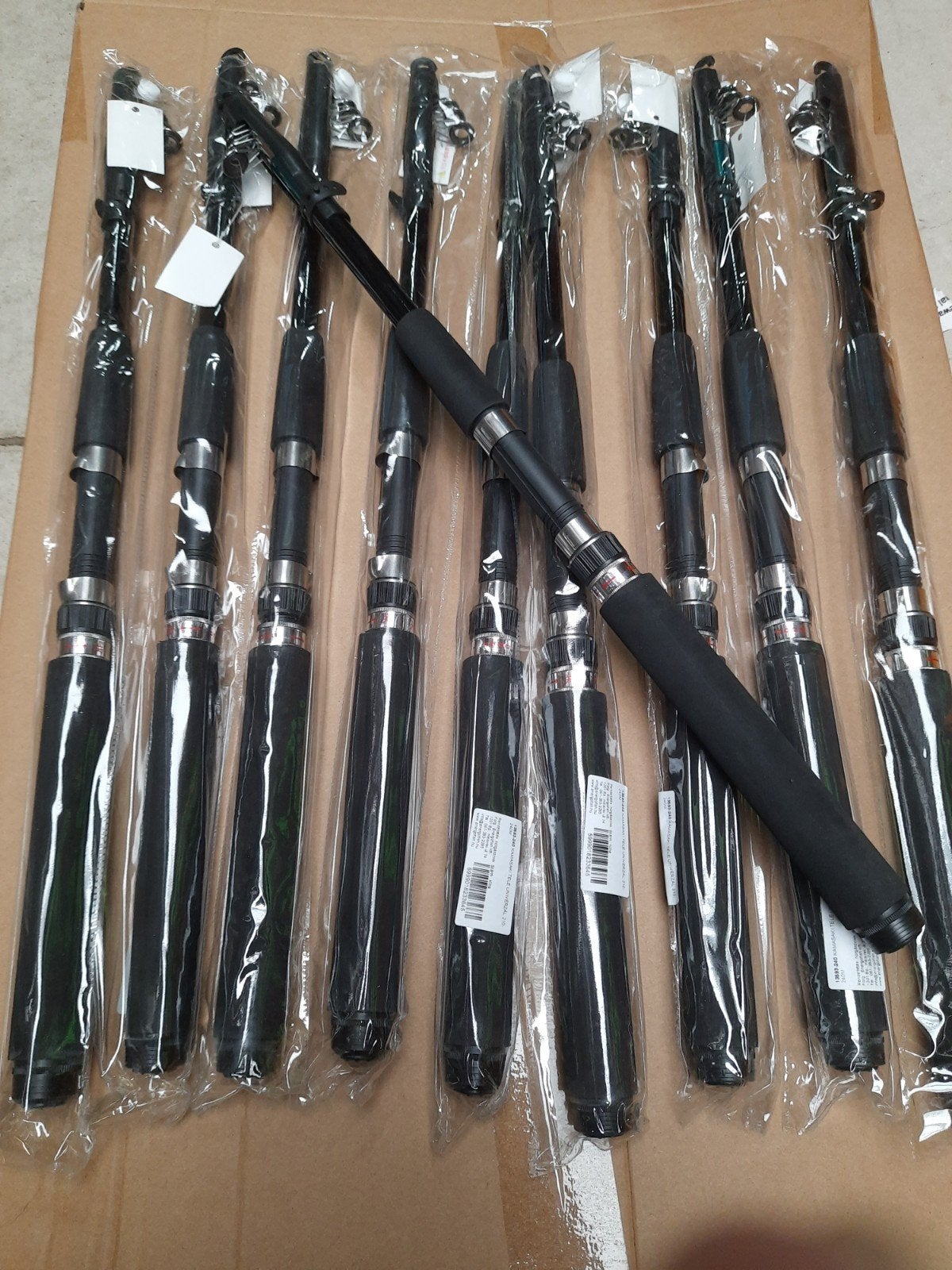 10 telescoop werphengels 2.10m zwart, Werphengel, Nieuw, Ophalen of Verzenden, Nvt@nvt.com