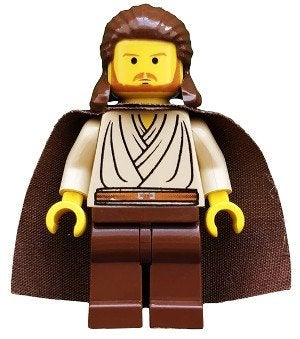 Lego Star Wars Qui Gon Jinn SW0027, Kinderen en Baby's, Speelgoed | Duplo en Lego, Ophalen of Verzenden, Zo goed als nieuw, Minifiguur