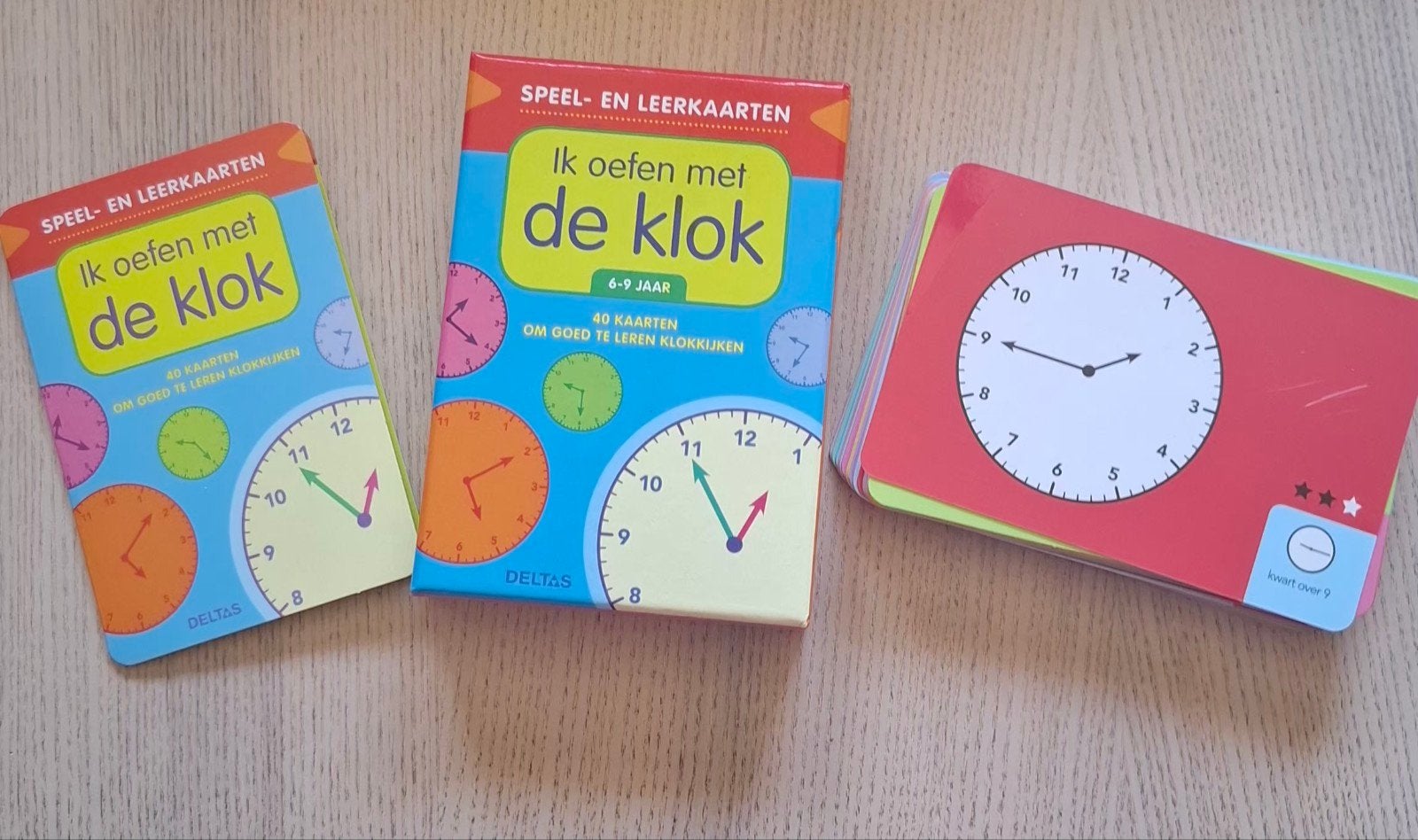 Ik oefen met de klok - Speel- en leerkaarten, Ophalen of Verzenden, Zo goed als nieuw, Taal en Lezen