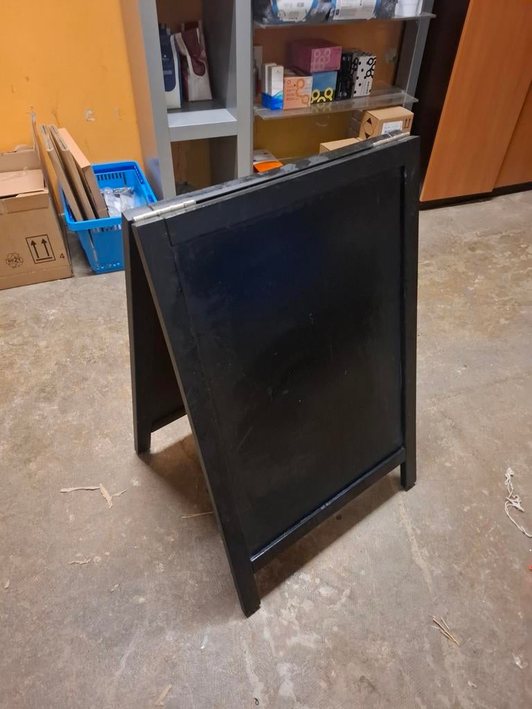 Zwart krijtbord A-frame, Ophalen