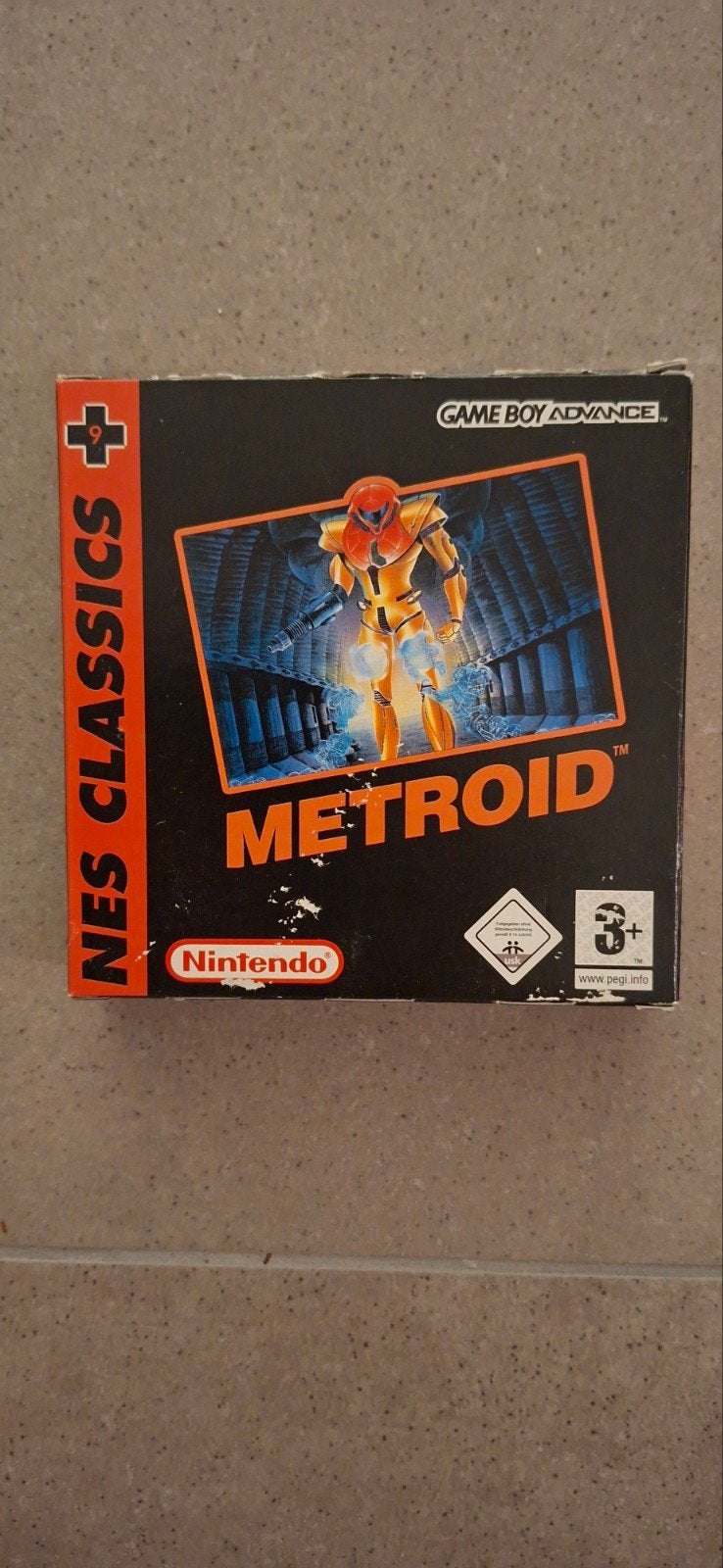 Metroid NES Classic GBA CIB + ONGEKRASTE VIP KAART, Spelcomputers en Games, Games | Nintendo Game Boy, 1 speler, Ophalen of Verzenden