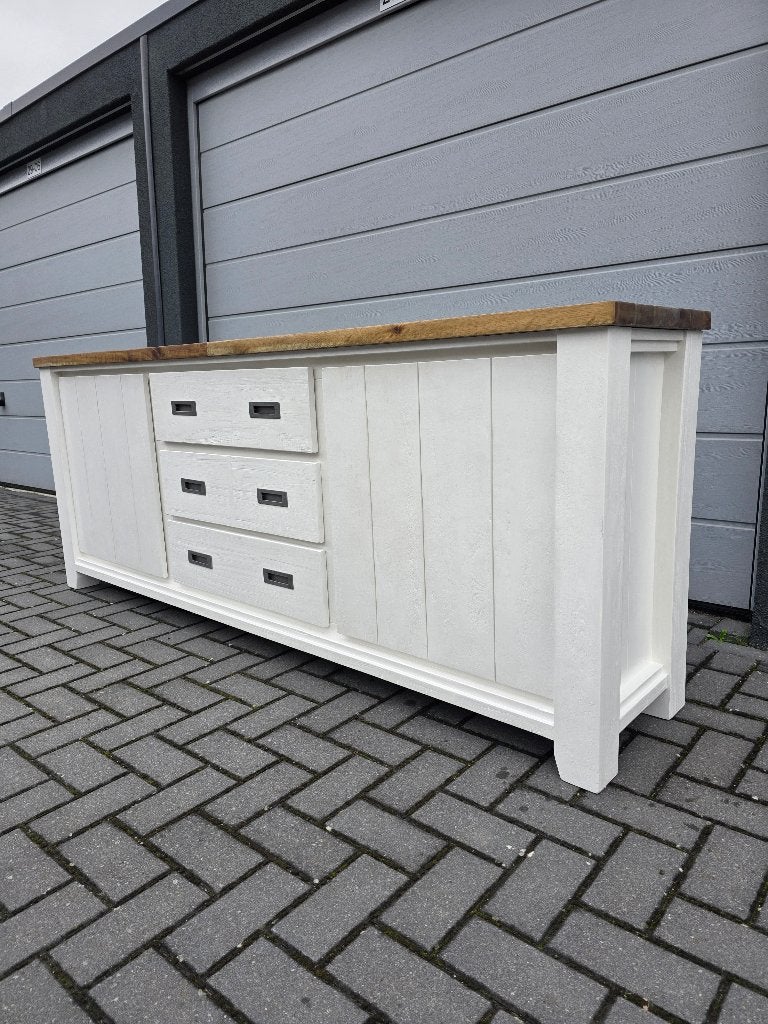 Henders & Hazel Dressoir | Massief Hout | €400, Ophalen, Eikenhout, Met lade(s), Zo goed als nieuw