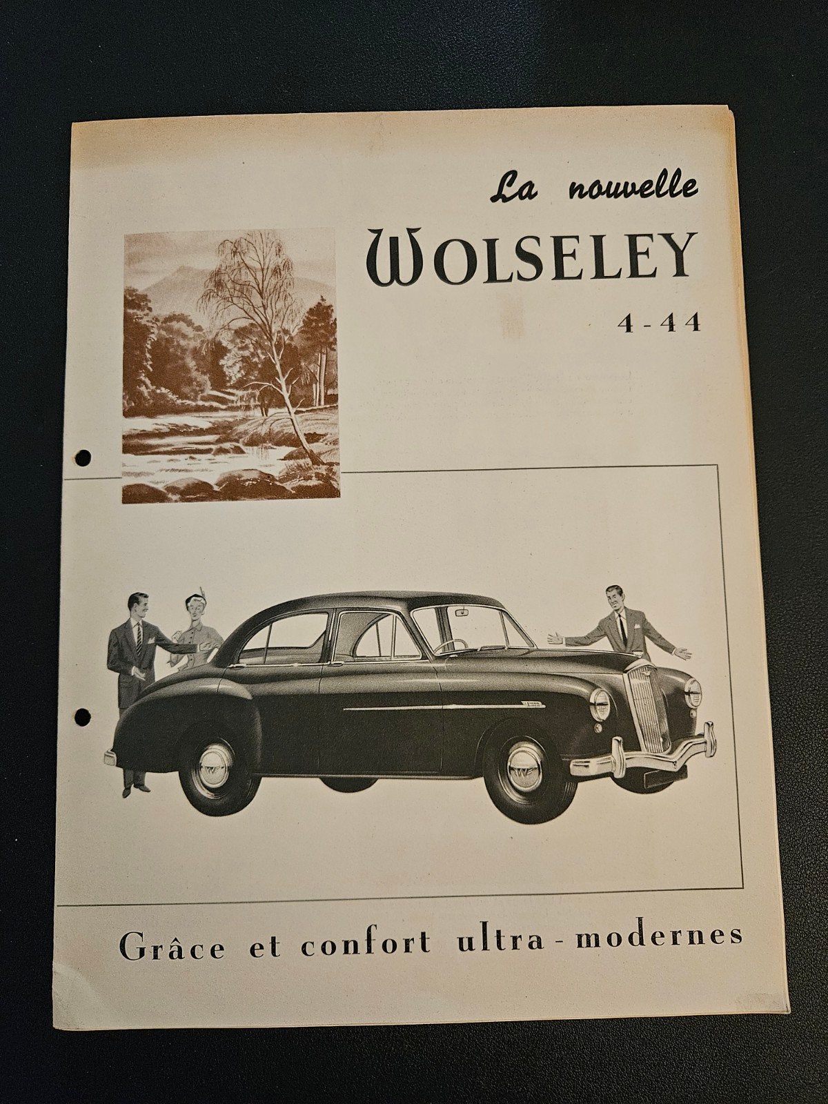 Brochure Wolseley 4-44 1953, Ophalen of Verzenden, Zo goed als nieuw, Overige merken