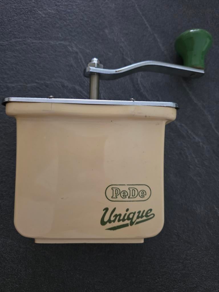 Vintage PeDe Unique Koffiemolen - Handmatig, Ophalen of Verzenden