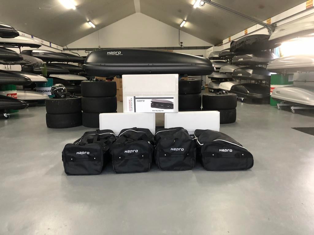 Nieuwe originele Hapro 4-delige tassenset, Auto diversen, Dakkoffers, Nieuw, Ophalen of Verzenden, Hapro, Hapro