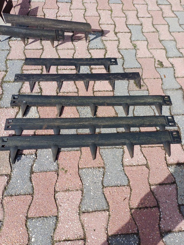 Bijna 12 meter cortenstaal borderrand zwart, Tuin en Terras, Ophalen, Overige materialen, Gebruikt, 25 cm of meer