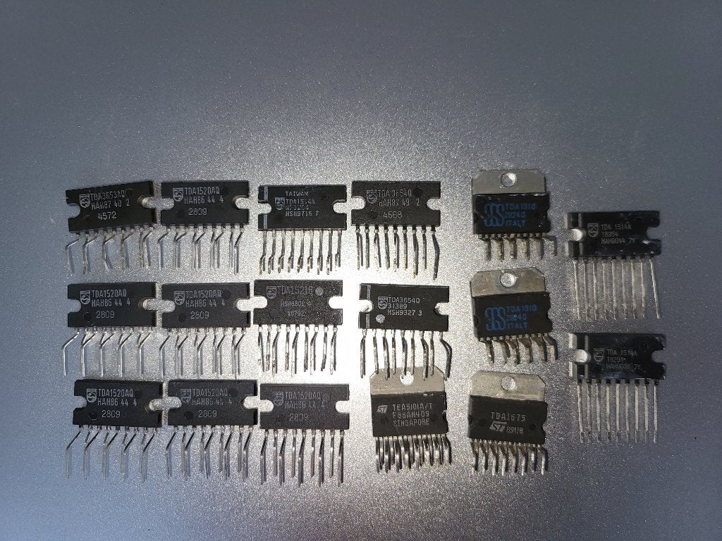 diverse vintage power TV IC's, Verzenden, Gebruikt, Philips
