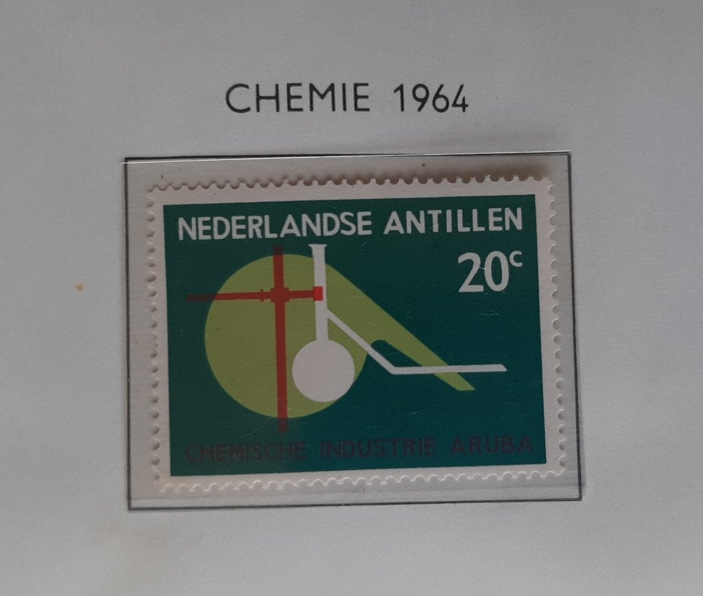 1963 Nederlandse Antillen Chemische industrie Nvph Nr. 344, Ophalen