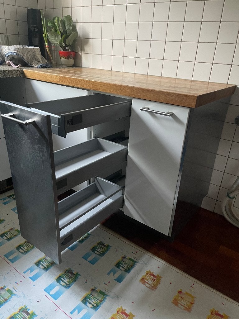 keukenkasten, Ophalen, Meerkleurig, 50 tot 100 cm, Zo goed als nieuw
