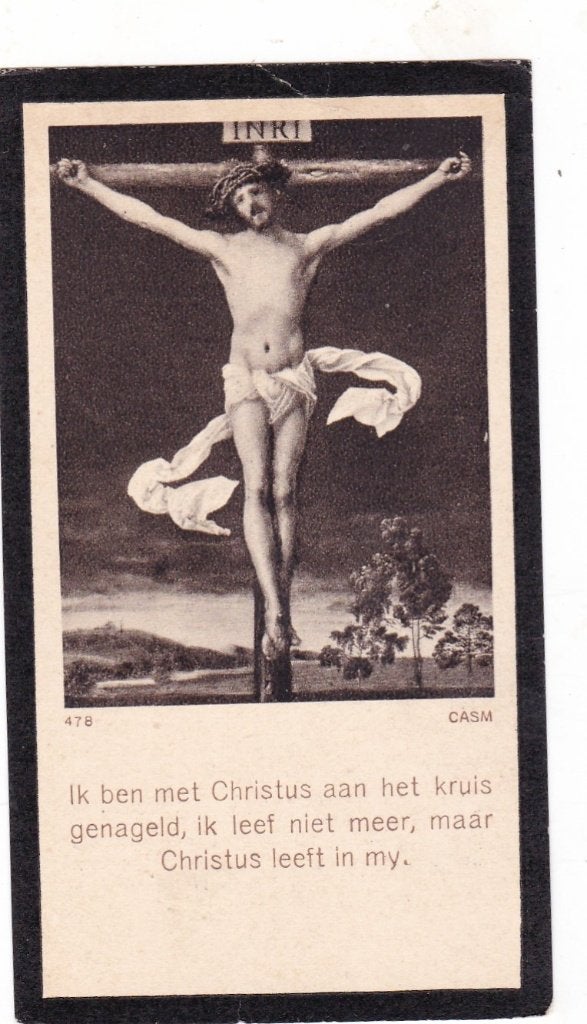 Priester Joannes Josef Maria TEULE 1936 +, Verzenden, Bidprentje