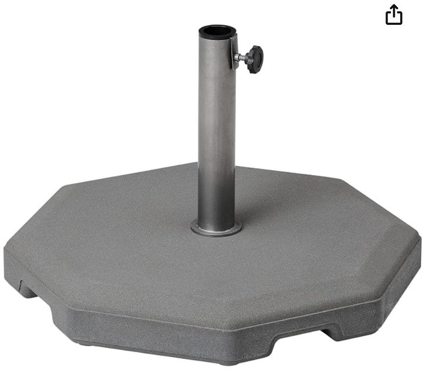 parasolvoet 56cm, Ophalen, Zo goed als nieuw, 3 tot 4 meter, Parasolvoet