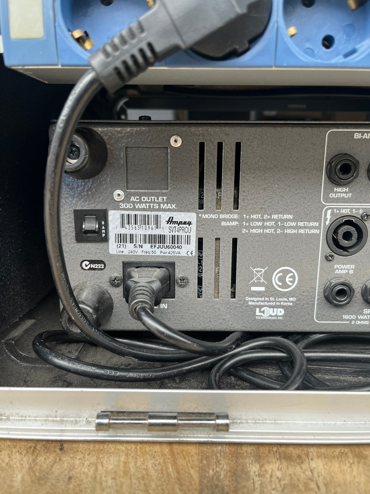 Ampeg SVT-4 PRO + SVT-210 HE – krachtige Ampeg basstack, Ophalen, Gebruikt, Basgitaar, 100 watt of meer