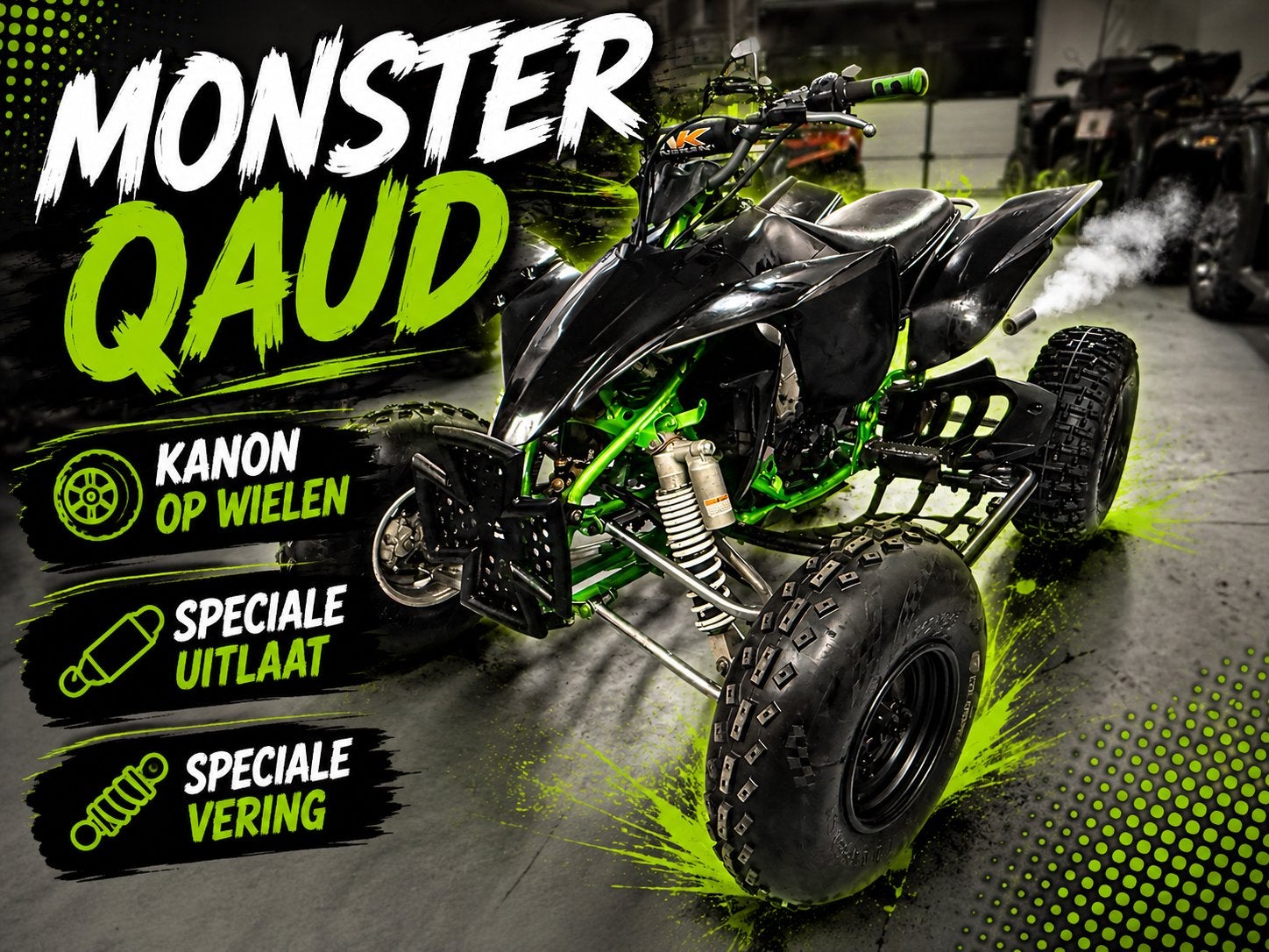 Yamaha YFZ 450 R Raptor Cross qaud Kanon!!!, Motoren, Quads en Trikes, 1 cilinder, Meer dan 35 kW
