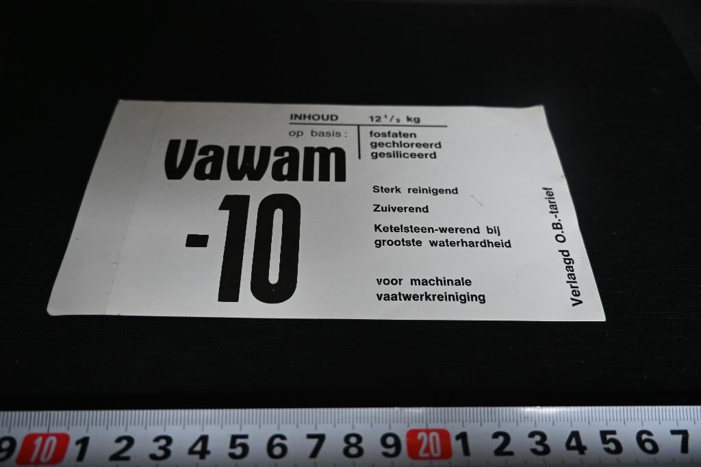 sticker Vawam -10, Verzamelen, Stickers, Zo goed als nieuw, Ophalen