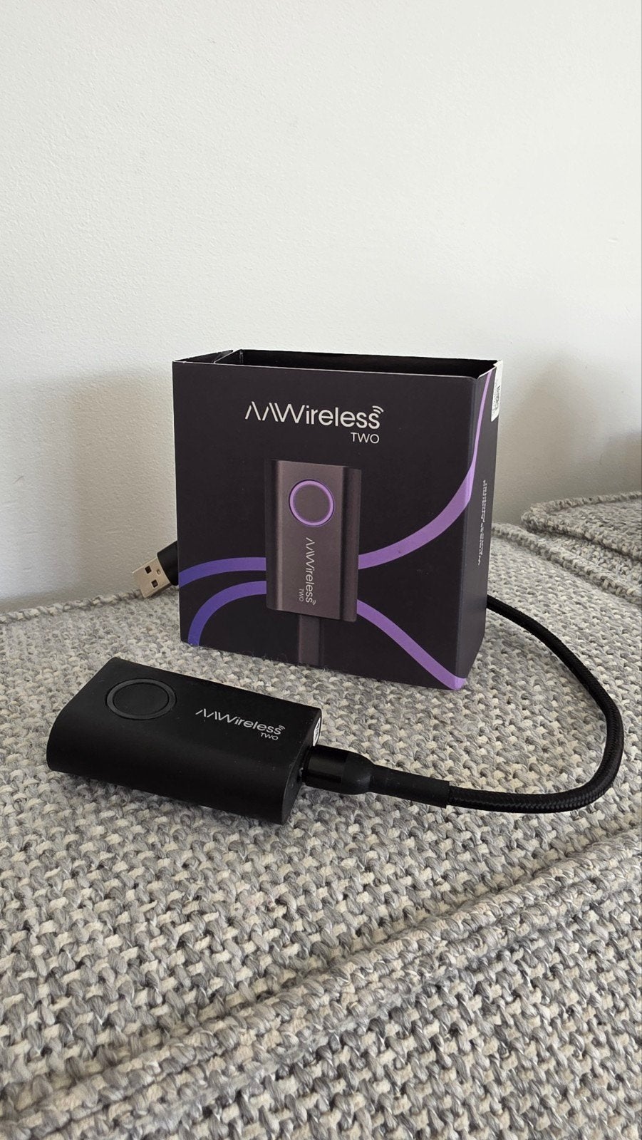 AAWireless TWO - Draadloze Android Auto Adapter, Ophalen of Verzenden, Zo goed als nieuw, Minder dan 2 meter, Overige kabels