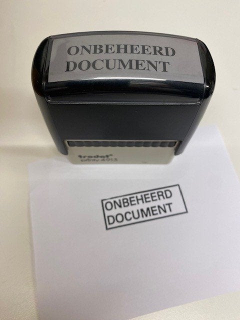 Stempel, Ophalen of Verzenden, Nieuw, Inkt, Foam of Stempelhouder