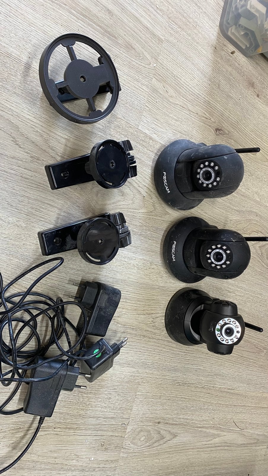 3 Ip cameras, 2 van Foscam, zie fotos, Ophalen, Gebruikt, Overige typen