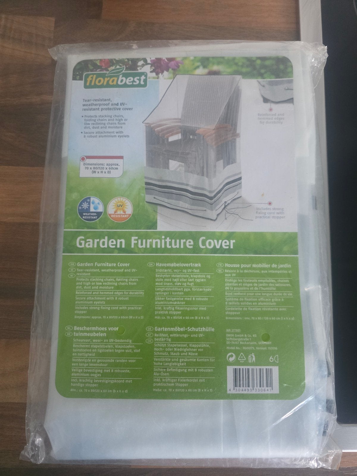 Nieuwe Florabest beschermhoes voor tuinmeubelen, Ophalen of Verzenden, Nieuw