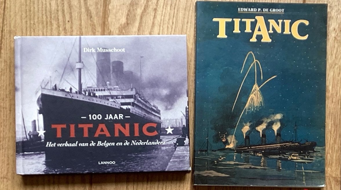 100 jaar Titanic + Titanic - Edward P.  de Groot., Ophalen of Verzenden, Zo goed als nieuw, Boek of Tijdschrift