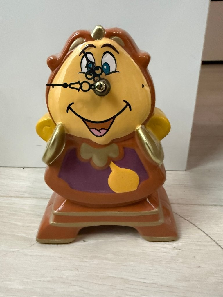 Originele Beauty and the Beast Disney set Lumière Cogsworth, Ophalen of Verzenden, Assepoester of Belle, Zo goed als nieuw, Beeldje of Figuurtje
