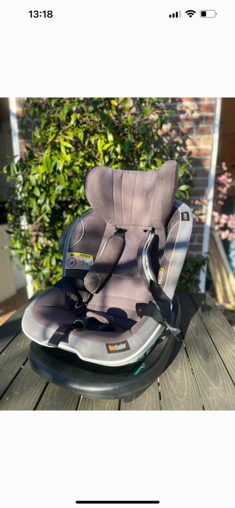 BeSafe iZi Modular i-Size autostoel met Isofix base - Grijs, Gebruikt, Slaapstand, Isofix, 0 t/m 13 kg
