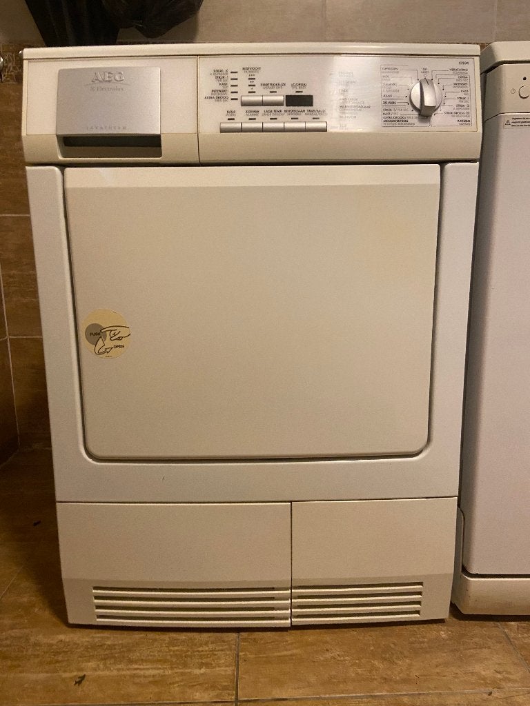 AEG condensdroger goed werkende droger, Witgoed en Apparatuur, Ophalen, 6 tot 8 kg, Gebruikt, Voorlader