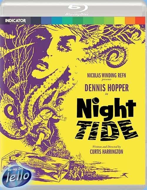 Blu-ray: Night Tide (1961 Dennis Hopper, Linda Lawson) UK NN, Cd's en Dvd's, Ophalen of Verzenden, Nieuw in verpakking, Horror