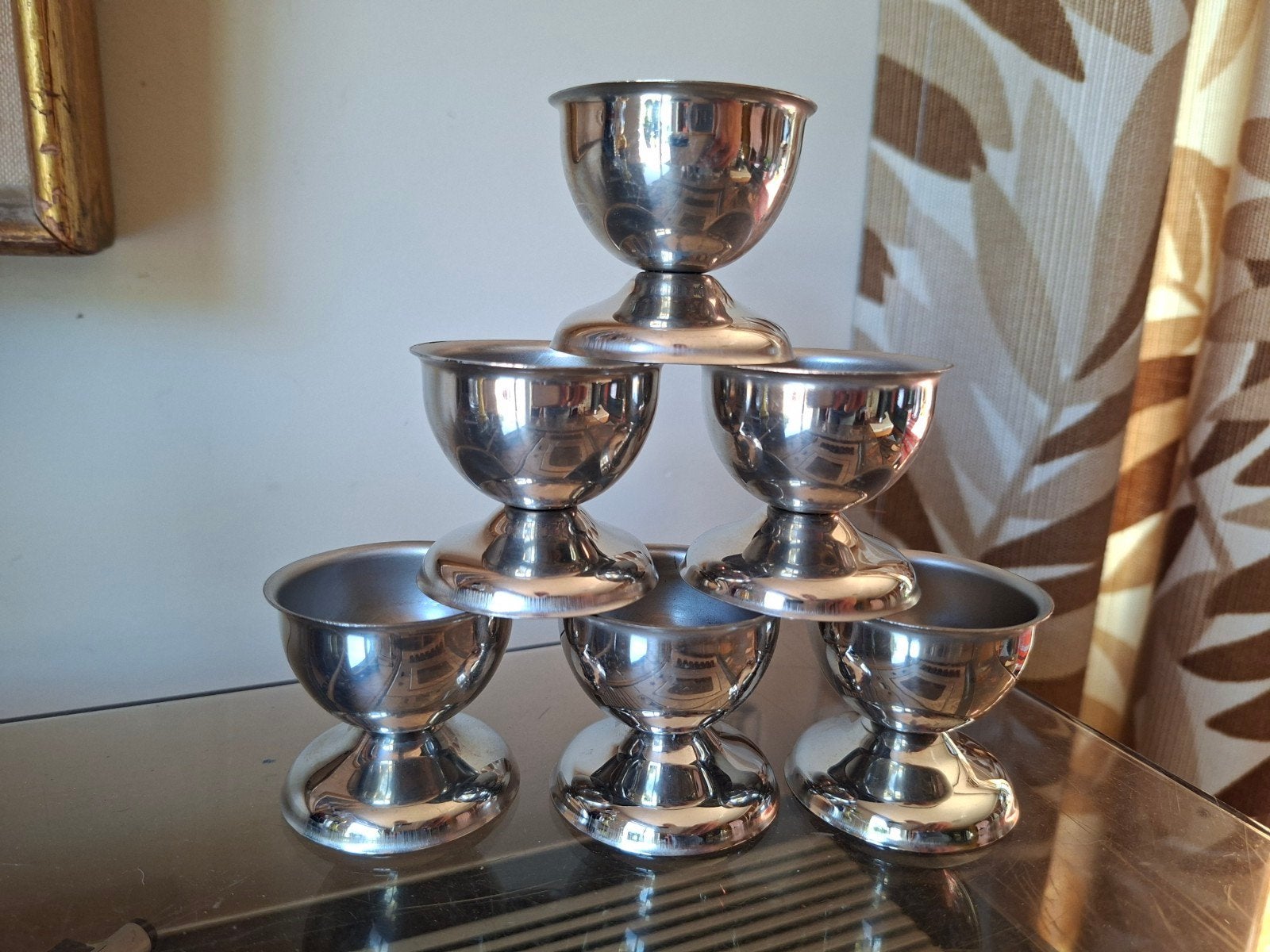 Set mooie eierdopjes, Overige typen, Ophalen of Verzenden, Zo goed als nieuw, Nvt
