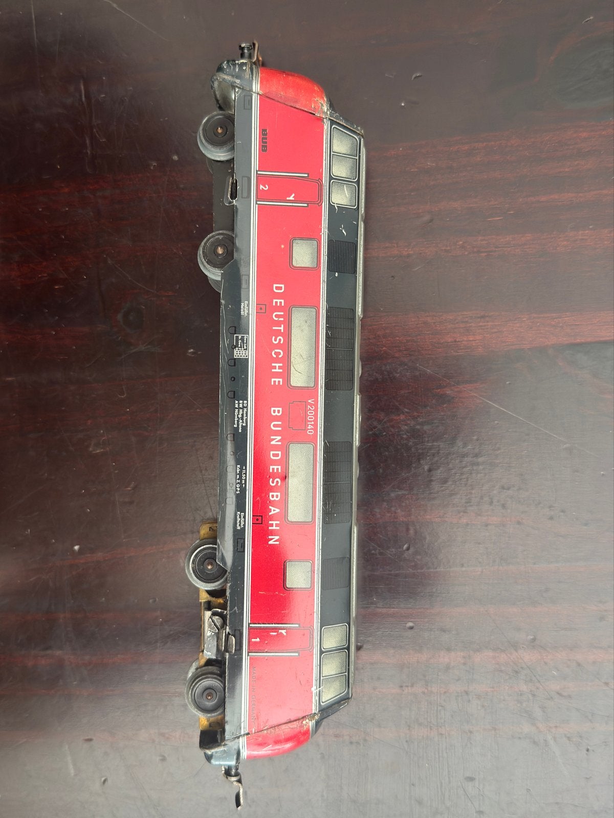 Bub v200 Blikken lok | 1/87 modelspoor h0, Overige merken, Gebruikt, Locomotief, Gelijkstroom of Wisselstroom
