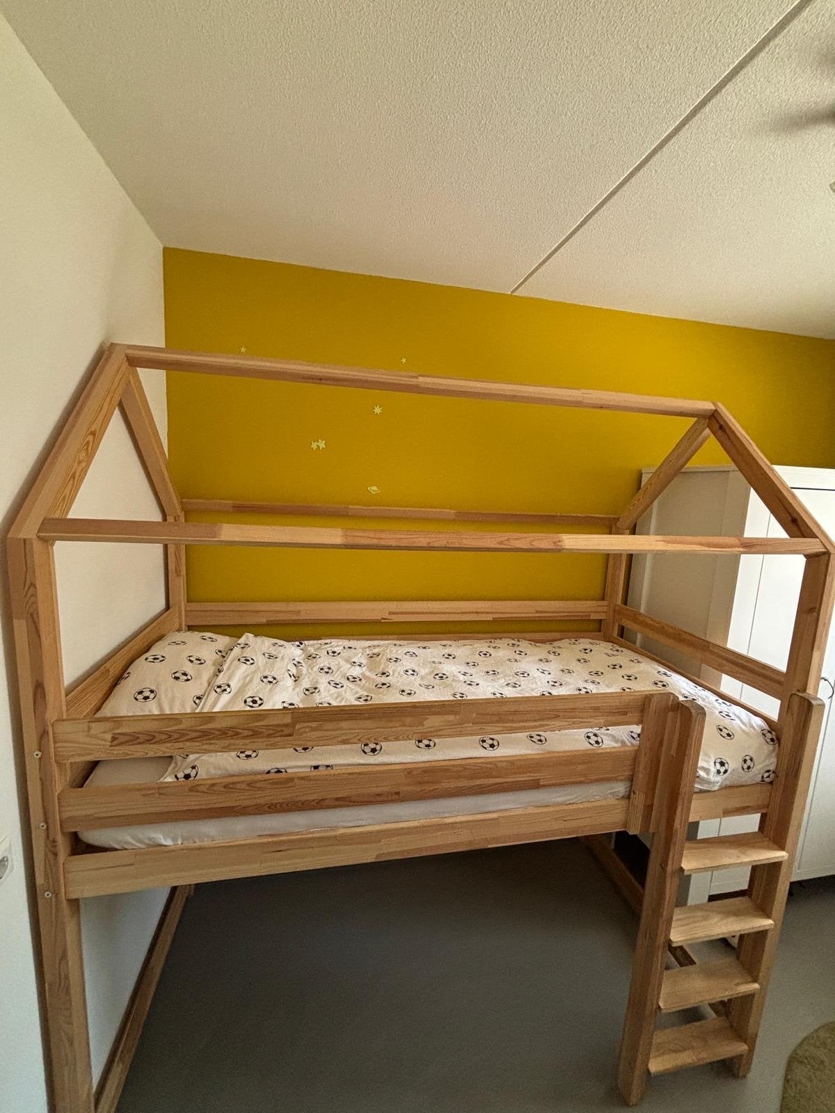 Hoogslaper PEPE van Petit Puk - 90x190 cm, 85 tot 100 cm, Ophalen of Verzenden, Zo goed als nieuw, Hoogslaper of Stapelbed