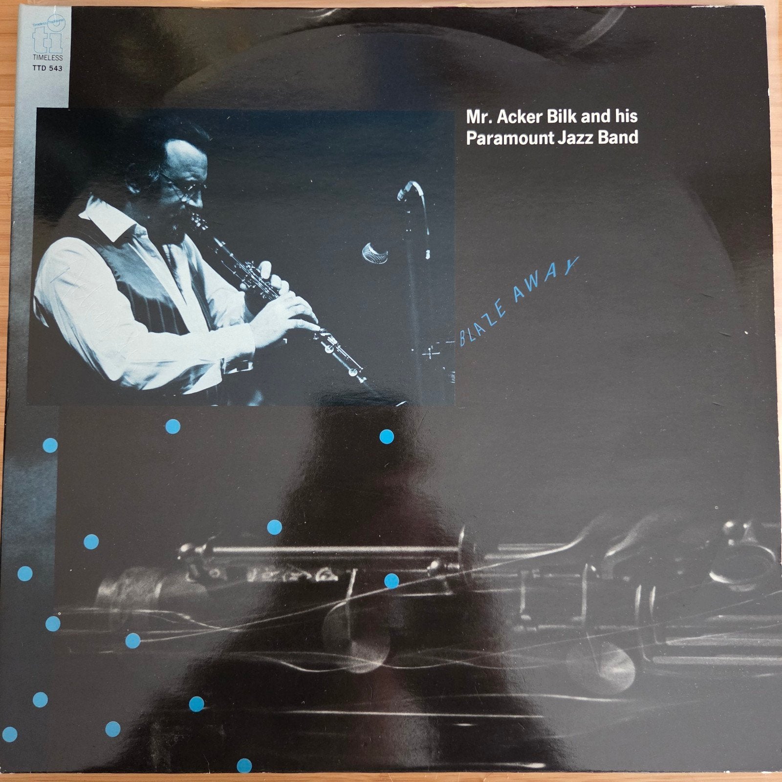Mr. Acker Bilk And His Paramount Jazz Band - Blaze Away LP, Gebruikt, 1980 tot heden, Ophalen of Verzenden, 12 inch
