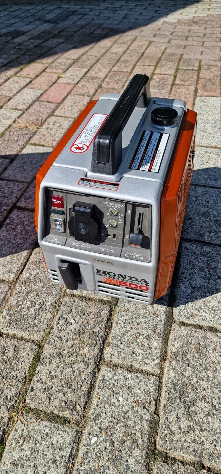 Unieke kans,nieuw in doos.Honda EX-500 Draagbare Generator, Ophalen, Zo goed als nieuw, Minder dan 5 kVA, Benzine