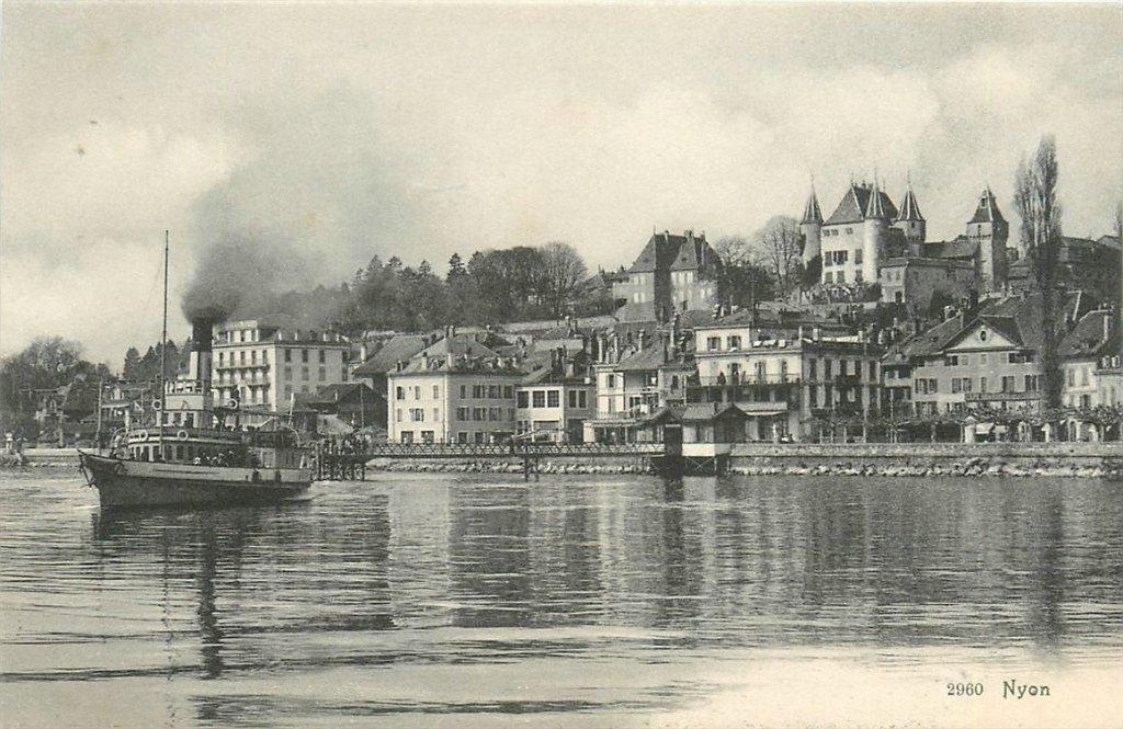 701-289-043 Nyon, Verzamelen, Ansichtkaarten | Buitenland, Overig Europa, Voor 1920, Verzenden