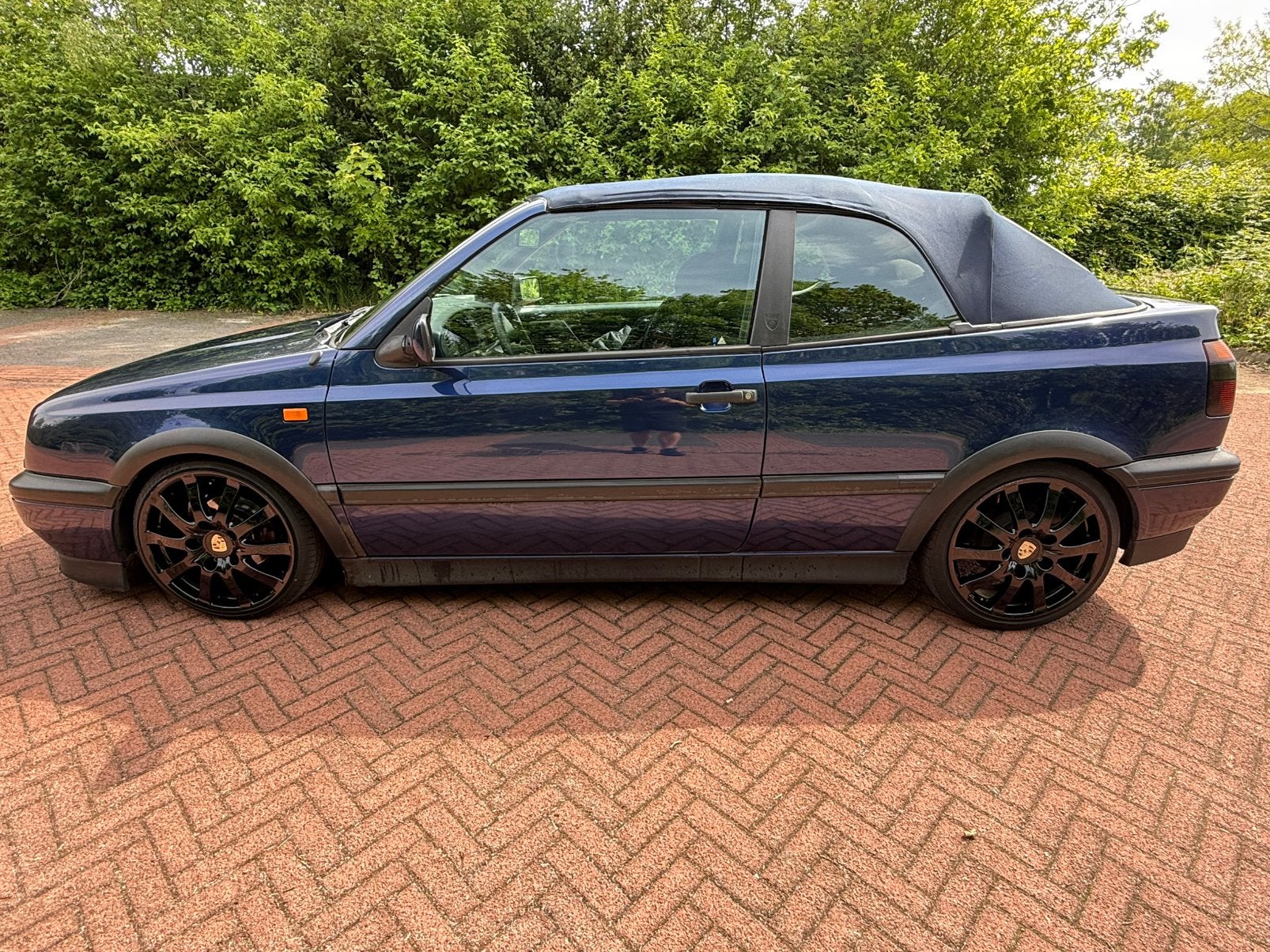 Volkswagen Golf 1.8 Cabriolet 66KW E2 1995 Blauw, Voorwielaandrijving, 4 cilinders, Cabriolet, Blauw