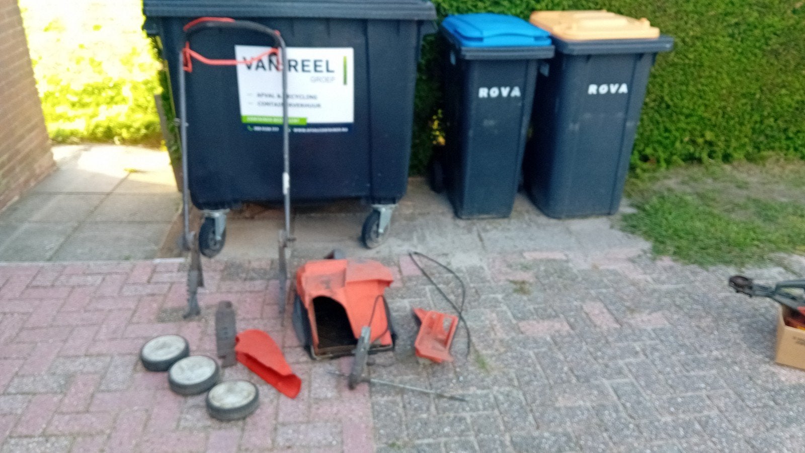 husqvarna grasmaaier in onderdelen, Ophalen, Gebruikt