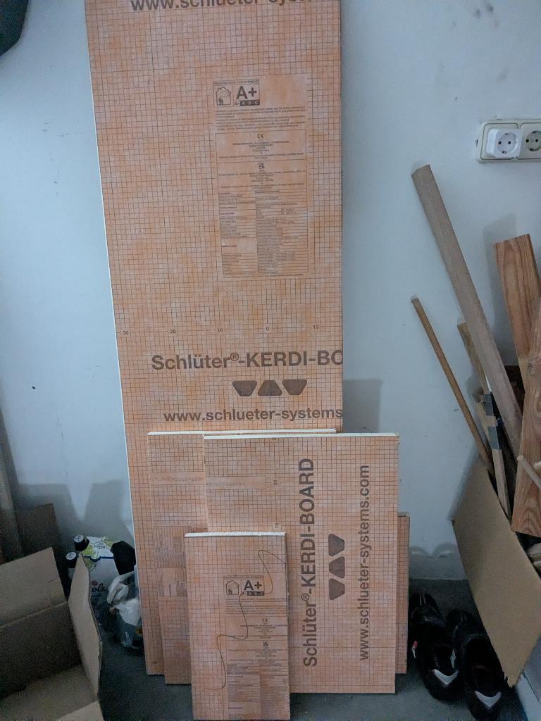 Constructieplaten Schluter ditra kerdi board, Ophalen