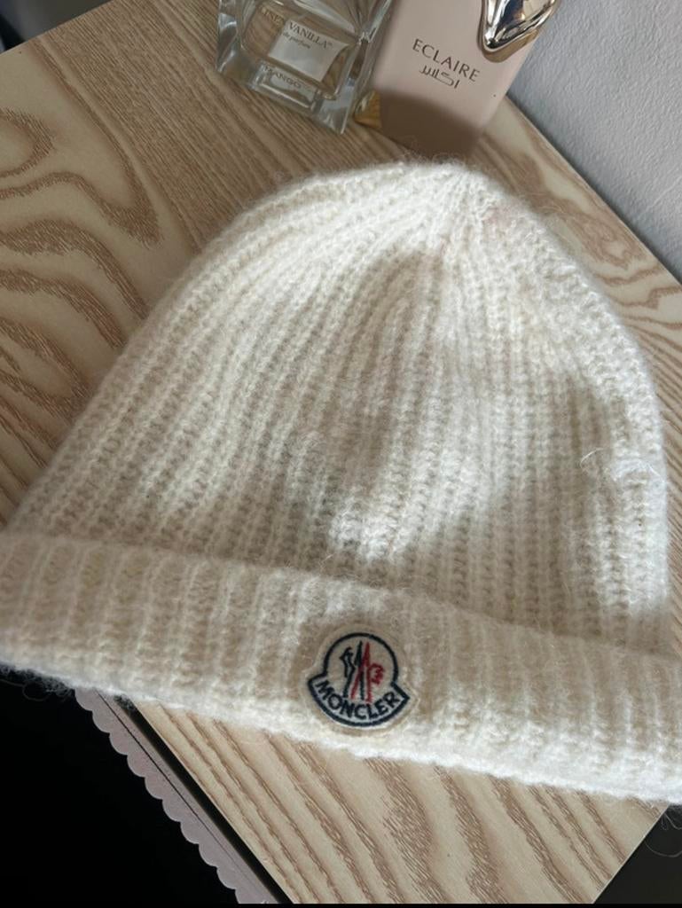 Moncler Berretto Tricot Beanie, Kleding | Heren, Mutsen, Sjaals en Handschoenen, Ophalen of Verzenden, Gedragen, Overige maten