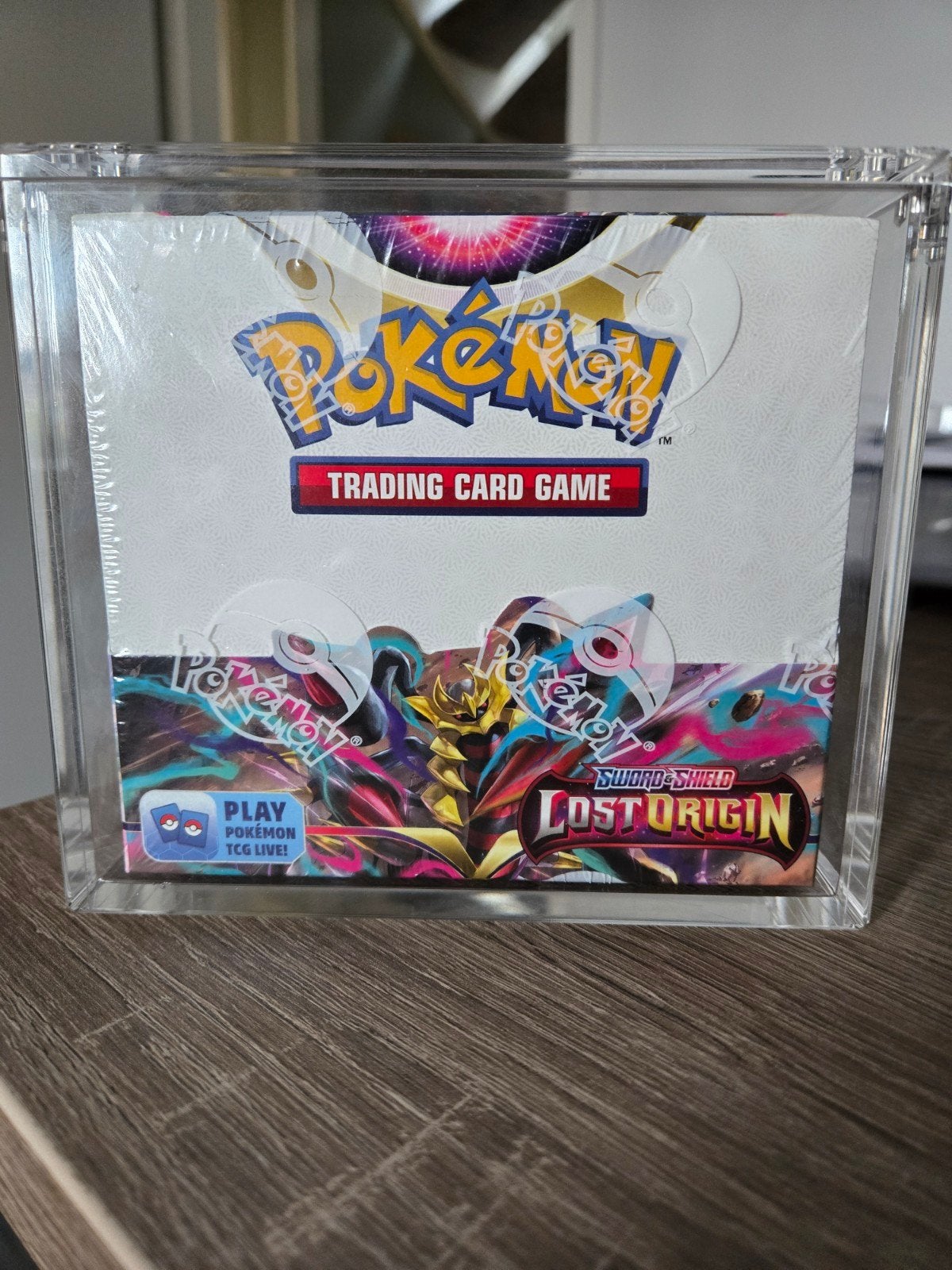 Pokémon Lost Origin Booster Box prijs is inclusief acryl, Ophalen of Verzenden, Nieuw, Boosterbox