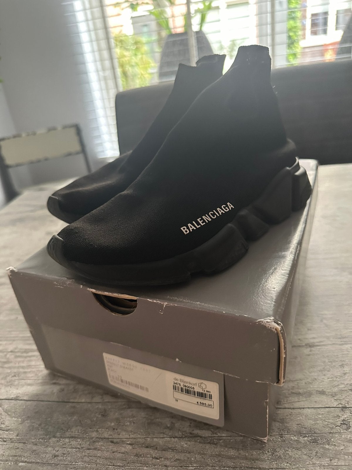 Balenciaga schoenen, Ophalen of Verzenden, Zo goed als nieuw, Zwart