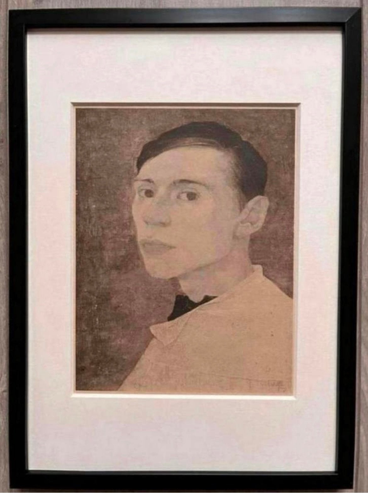 Jan Mankes 1889-1920 / Heliogr. Zelfportret Jan Mankes 1923, Antiek en Kunst, Ophalen of Verzenden, Gravure, Origineel, 32 cm