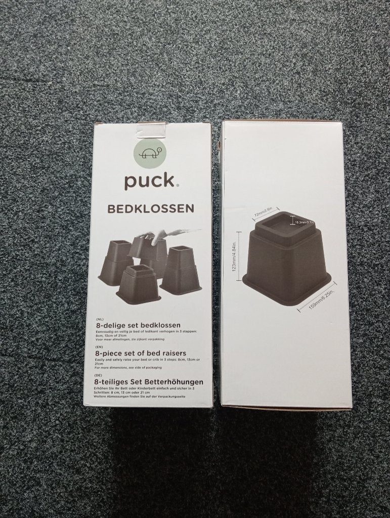 2 Dozen Bedklossen - Diverse Maten - Vloervriendelijk, Overige materialen, Gebruikt, Zwart, Tweepersoons