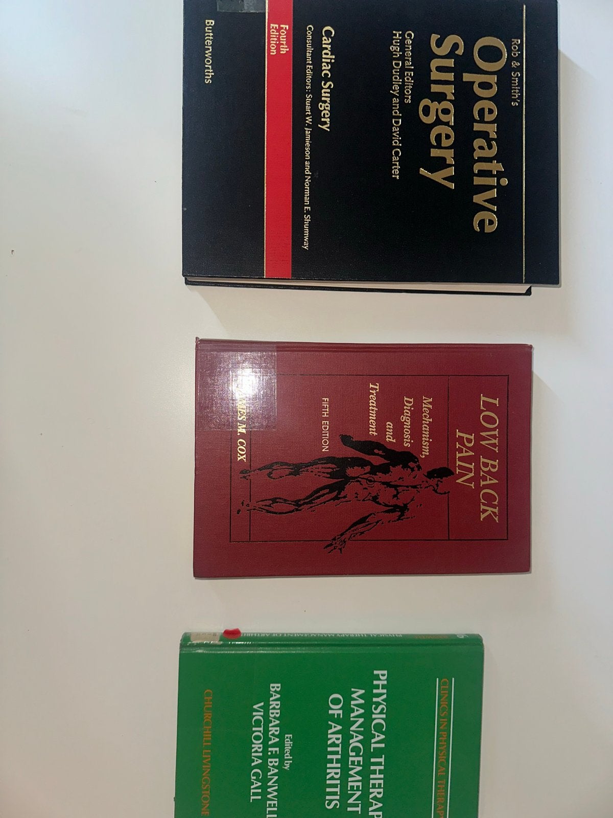 Gratis medische studieboeken | Cardiac Surgery, low back pai, Boeken, Ophalen of Verzenden, Beta, Gelezen, WO